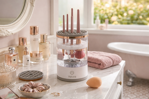 Sminkborstrengörare